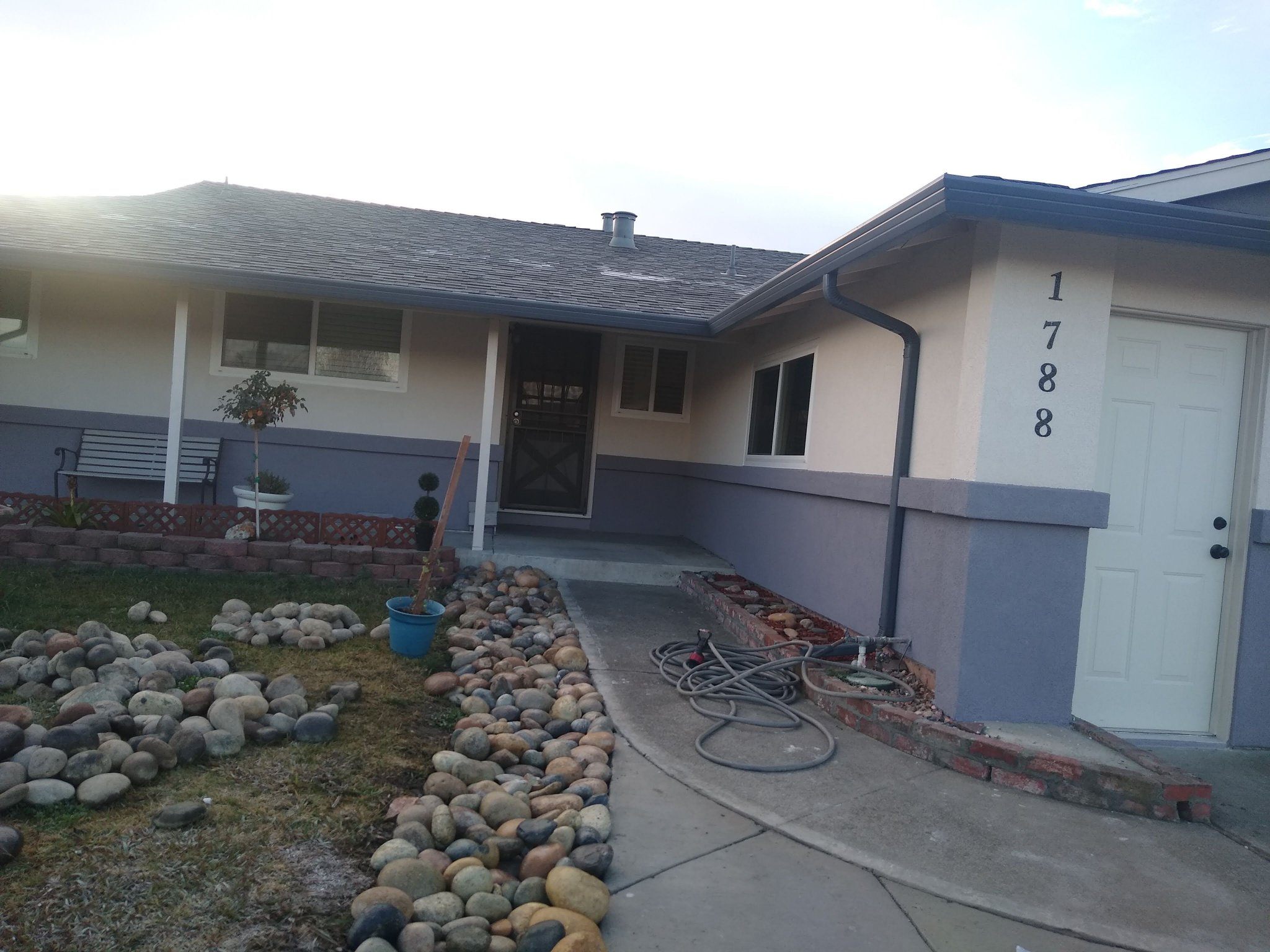 Exterior painting and stucco finish