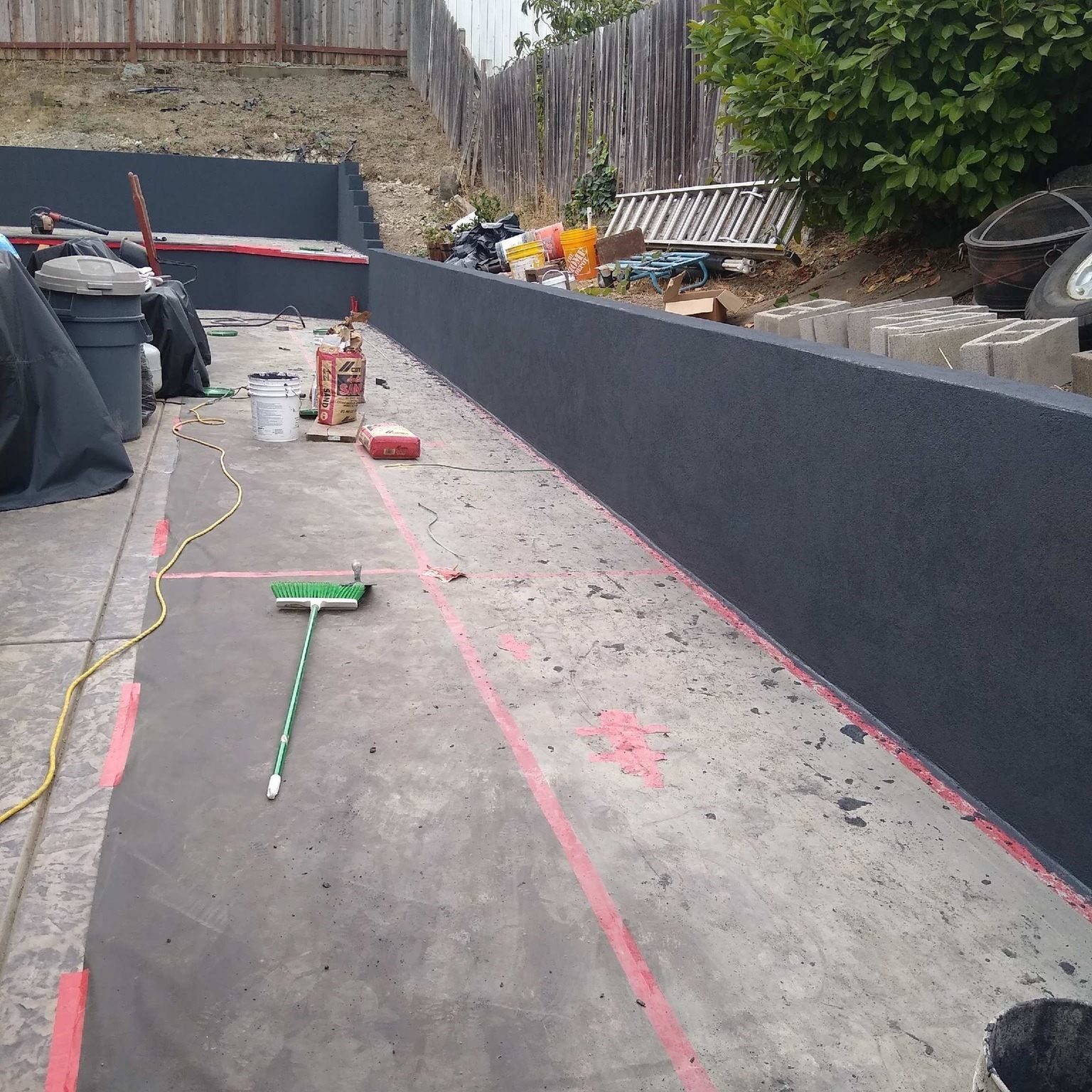 Concrete and exterior repair preparation