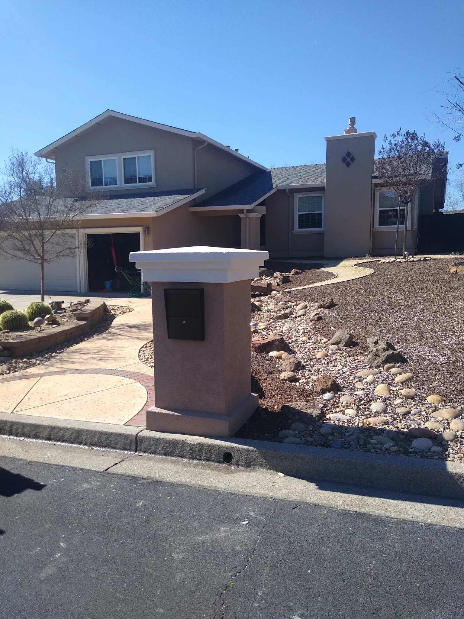 Residential exterior preparation for stucco and paint